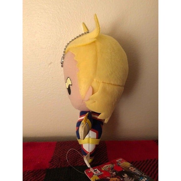 Banpresto My Hero Academia All Might Hero Vol.3 Plush Tomonui Keychain 7" Mascot - Picture 4 of 9